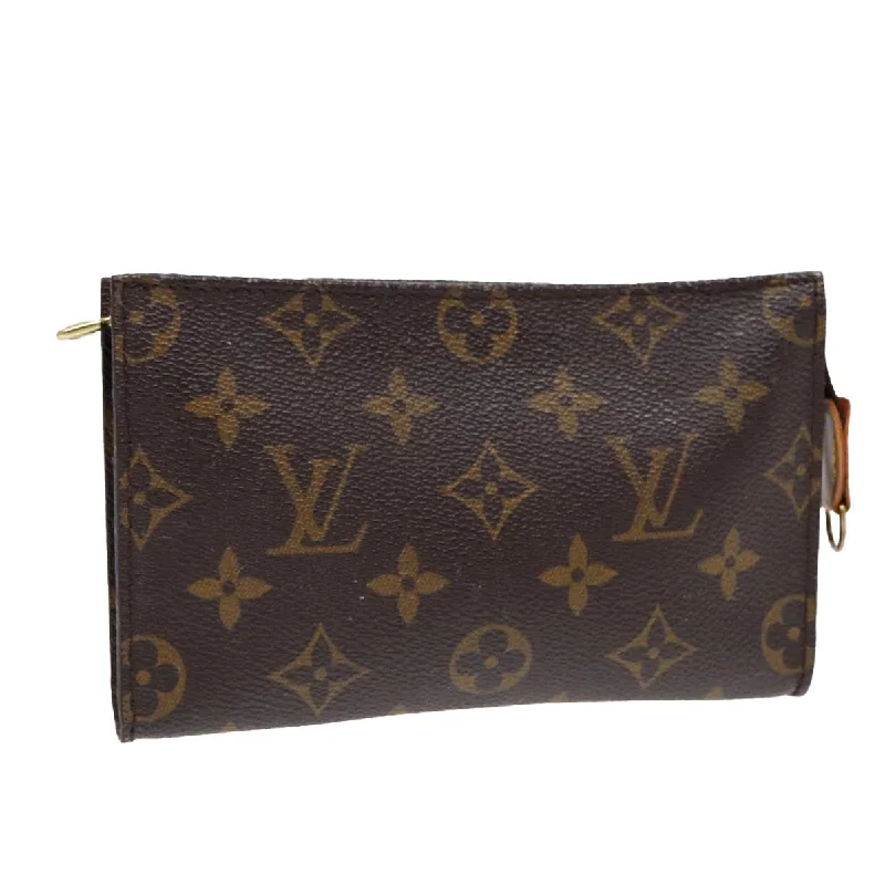 LV Green Bag -LOUIS VUITTON Monogram Bucket PM Accessory Pouch LV Auth 87452