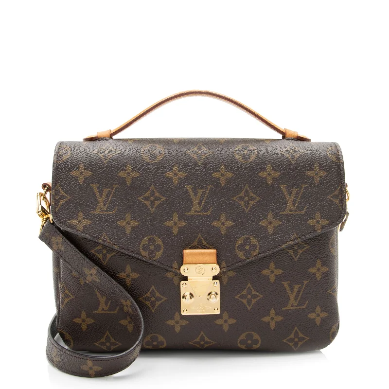 LV Beige Bag -Louis Vuitton Monogram Canvas Pochette Metis Shoulder Bag (SHF-hZqe8d)