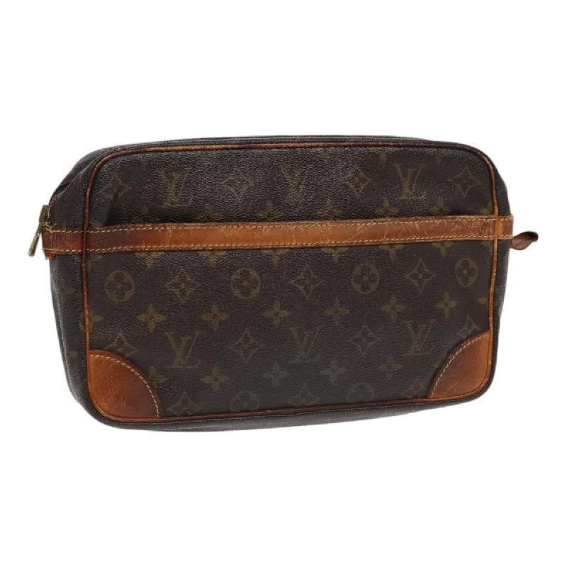 LV Pink and Gold Bag -LOUIS VUITTON Monogram Compiegne 28 Clutch Bag M51845 LV Auth 86622