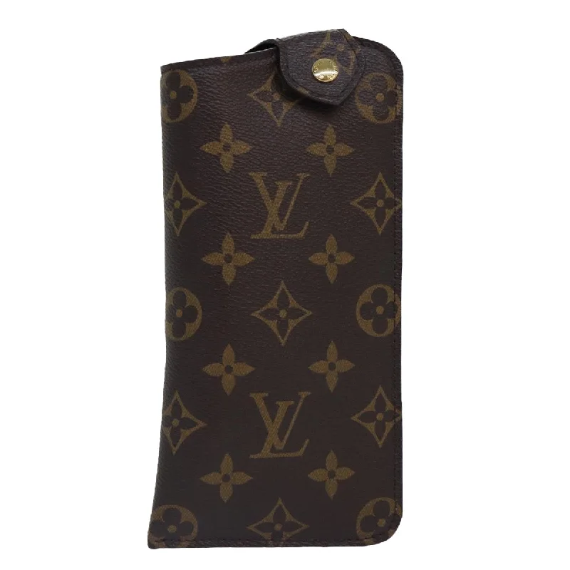 LV Matte Finish Bag -LOUIS VUITTON Monogram Etui Lunette MM Glasses Case M66544 LV Auth 87850