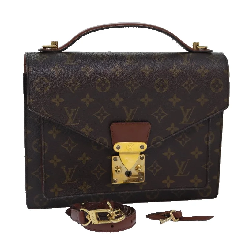 LV Sophisticated & Chic -LOUIS VUITTON Monogram Monceau 28 Hand Bag 2way M51185 LV Auth 83970