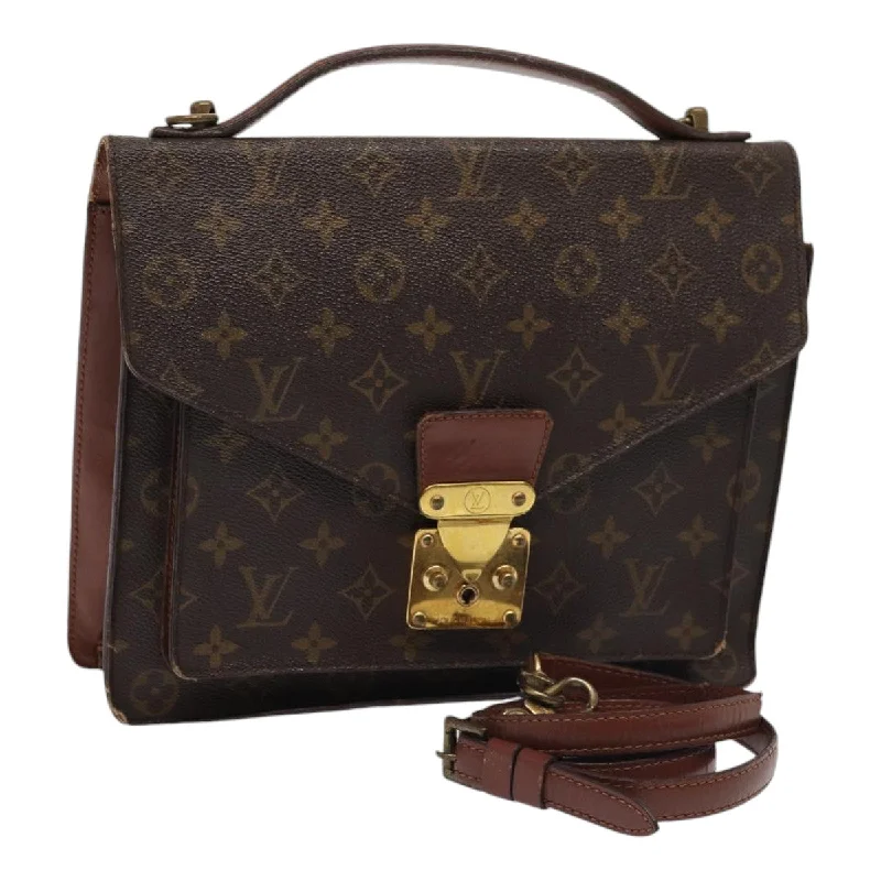 LV Perfect Luxury Handbag -LOUIS VUITTON Monogram Monceau 28 Hand Bag 2way M51185 LV Auth 86777