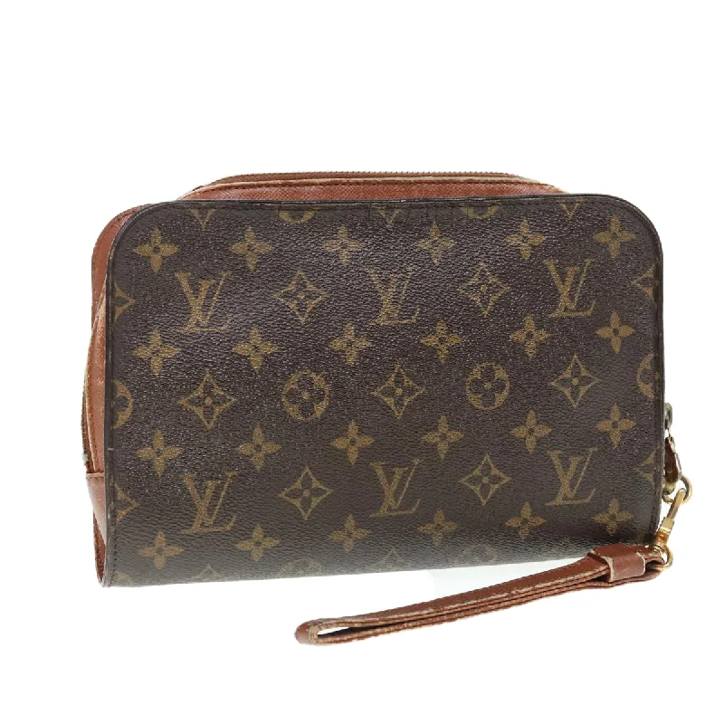 LV Snap Button Bag -LOUIS VUITTON Monogram Orsay Clutch Bag M51790 LV Auth 84460