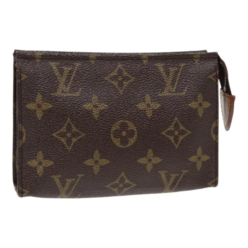 LV Red Bag -LOUIS VUITTON Monogram Poche Toilette 15 Pouch M47546 LV Auth 84475