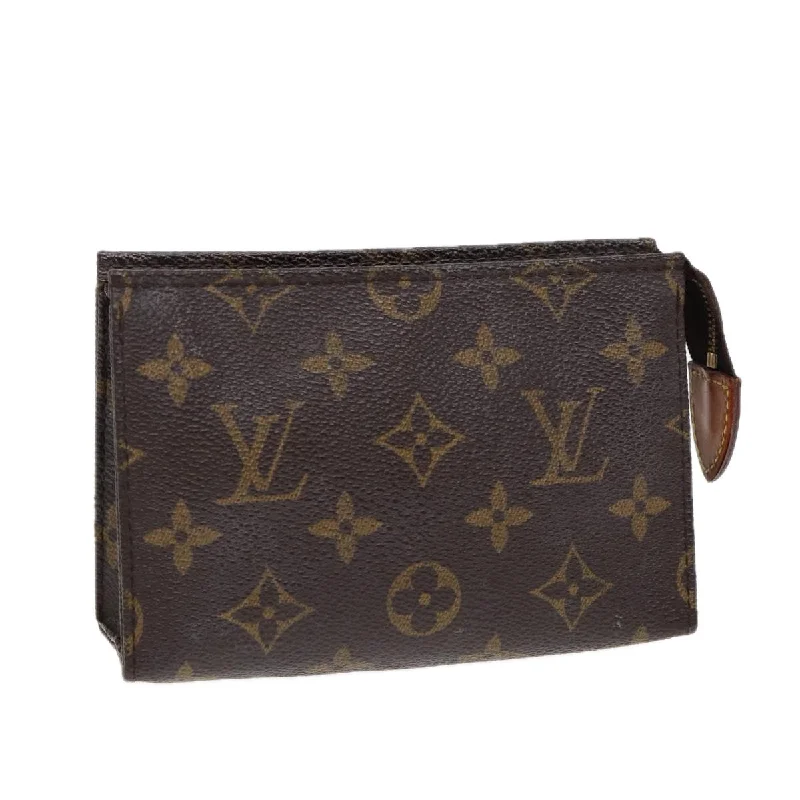 LV Must-Have Wardrobe Staple -LOUIS VUITTON Monogram Poche Toilette 15 Pouch M47546 LV Auth 84835