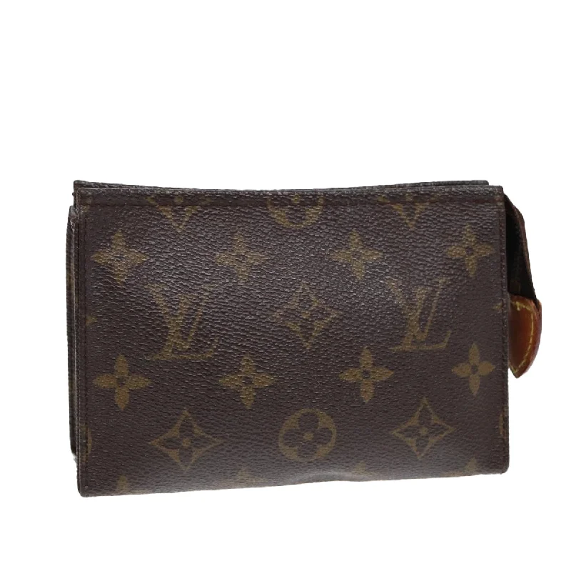 LV Evening Clutch -LOUIS VUITTON Monogram Poche Toilette 15 Pouch M47546 LV Auth 87460