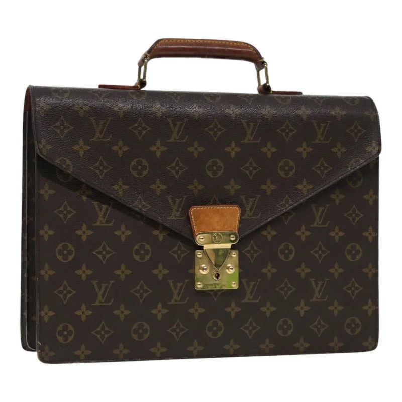 LV Exclusive Limited Edition Bag -LOUIS VUITTON Monogram Serviette Conseiller Briefcase M53331 LV Auth 84493