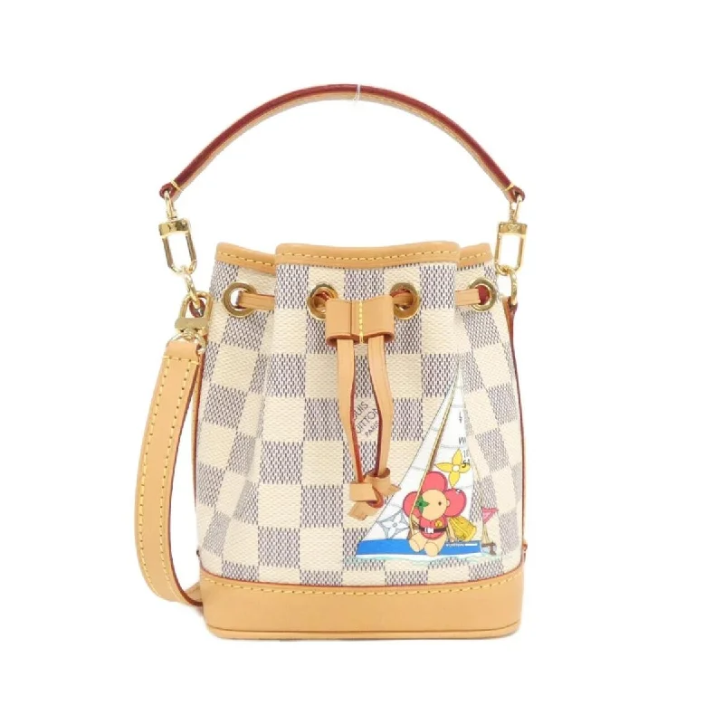 LV Evening Clutch -Louis Vuitton Damier Azur Nano Noe N40511 Bag