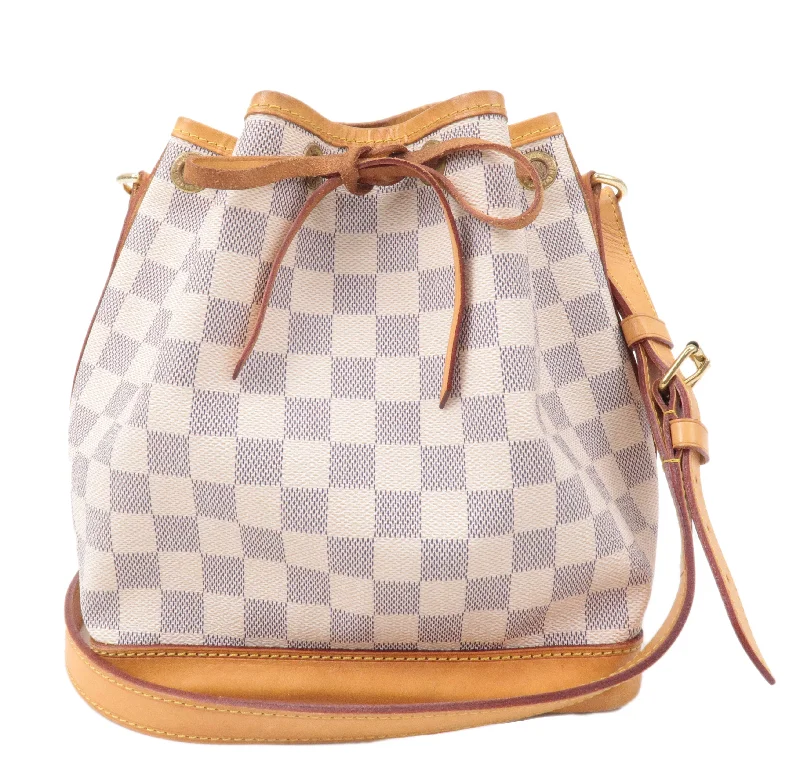 LV Cruise Collection Bag -Louis Vuitton Damier Azur Noe BB Shoulder Bag N41220