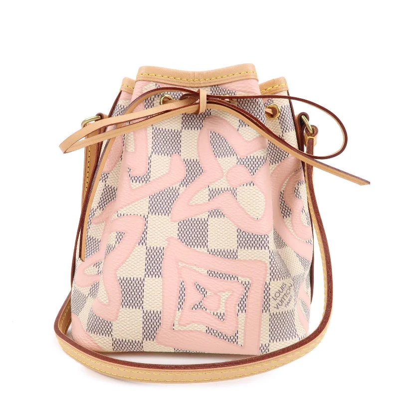 LV Rare Vintage Find -Louis Vuitton Damier Azur Tahiti Nano Noe Shoulder Bag N60052