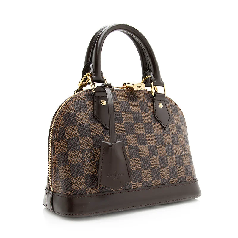 LV Modern Classic Bag -Louis Vuitton Damier Ebene Alma BB Satchel (SHF-20611)