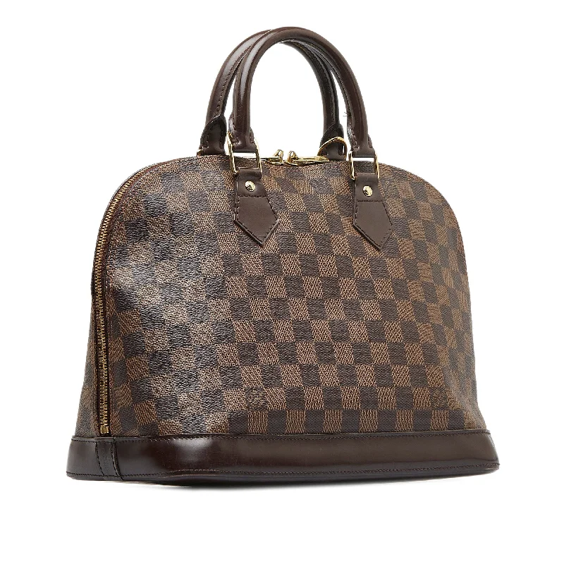 LV Small Yet Spacious Bag -LOUIS VUITTON Damier Ebene Alma PM Handbag