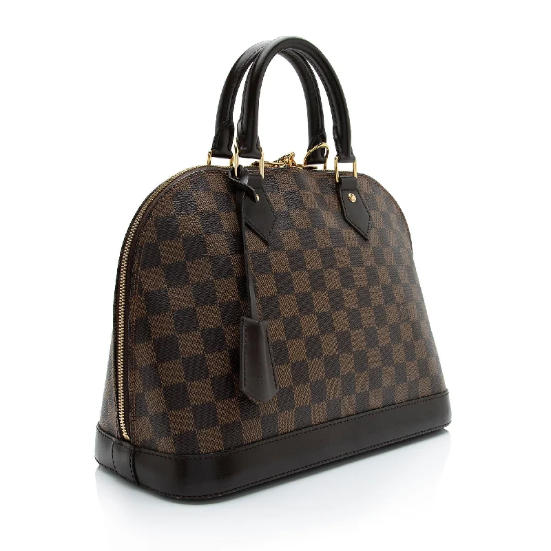 LV Elegant City Bag -Louis Vuitton Damier Ebene Alma PM Satchel (SHF-e3xg0t)