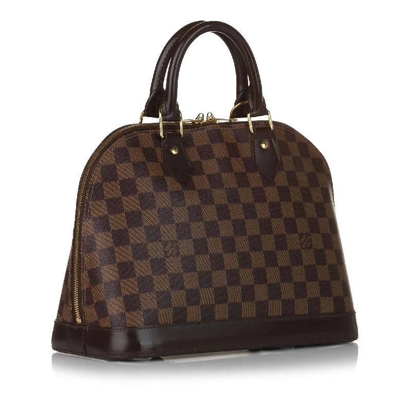 LV Street Style Favorite -Louis Vuitton Damier Ebene Alma PM (SHG-32093)