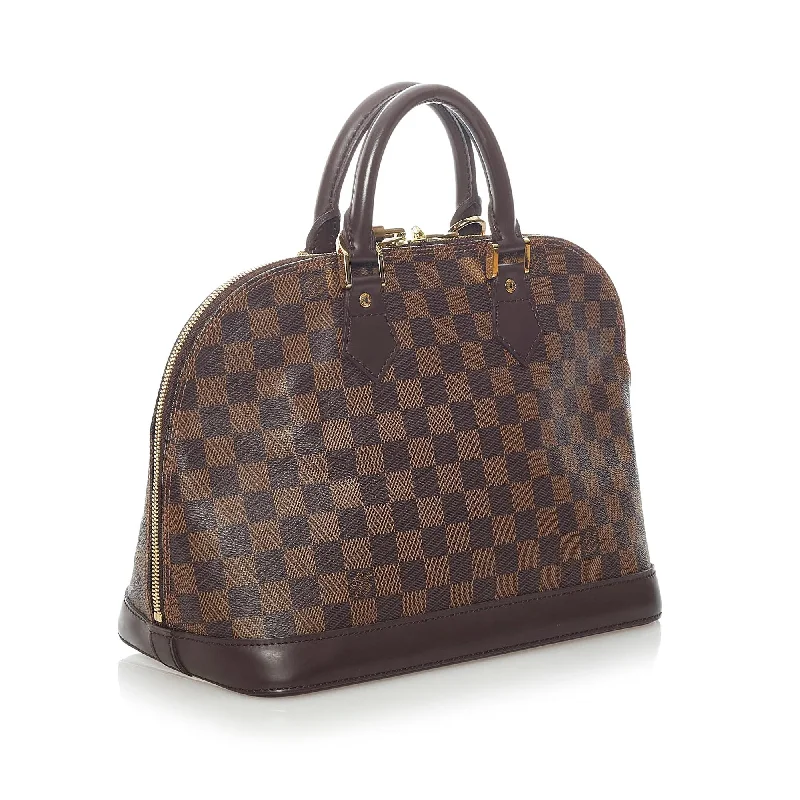 LV Perfect Luxury Handbag -Louis Vuitton Damier Ebene Alma PM (SHG-34801)