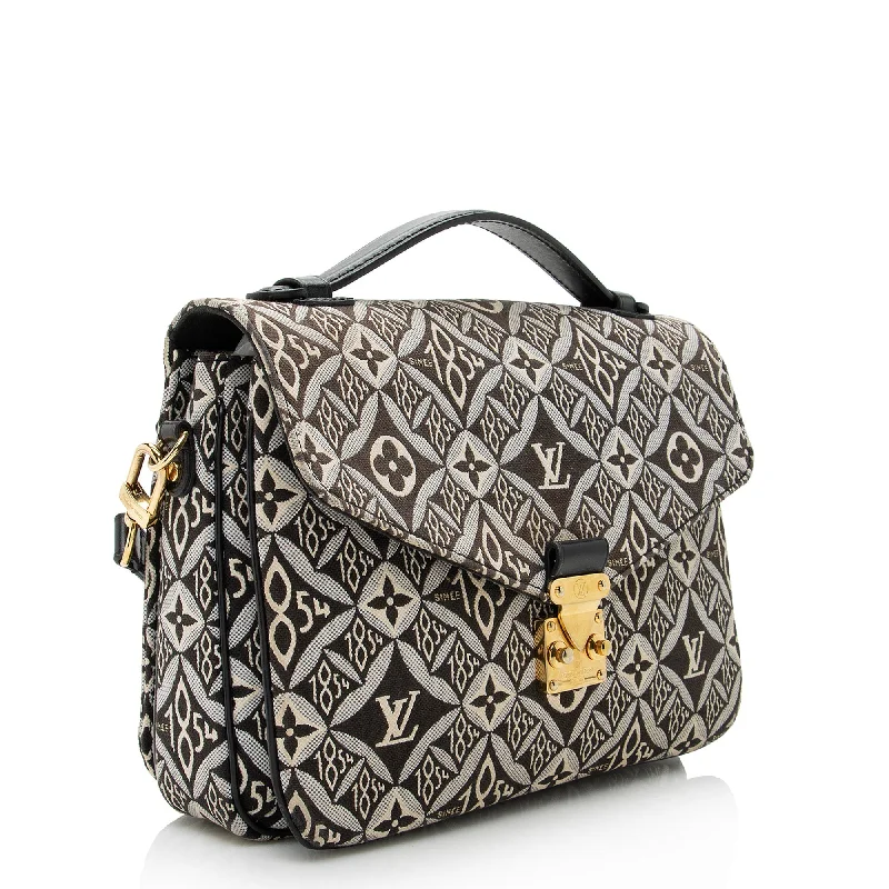 LV Yellow Bag -Louis Vuitton Jacquard Since 1854 Pochette Metis Shoulder Bag (SHF-22338)