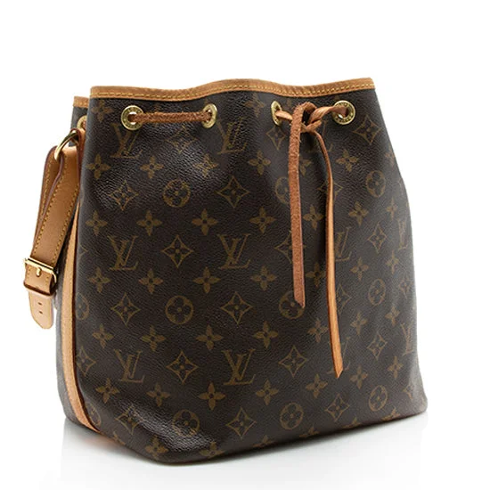 LV Winter Bag -Louis Vuitton Monogram Canvas Petit Noe Shoulder Bag (SHF-qUiBgQ)