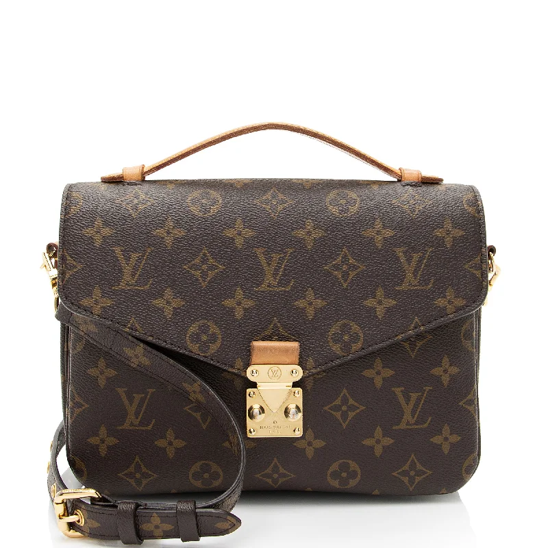 LV Emerald Green Bag -Louis Vuitton Monogram Canvas Pochette Metis Shoulder Bag - FINAL SALE (SHF-RC2GWG)