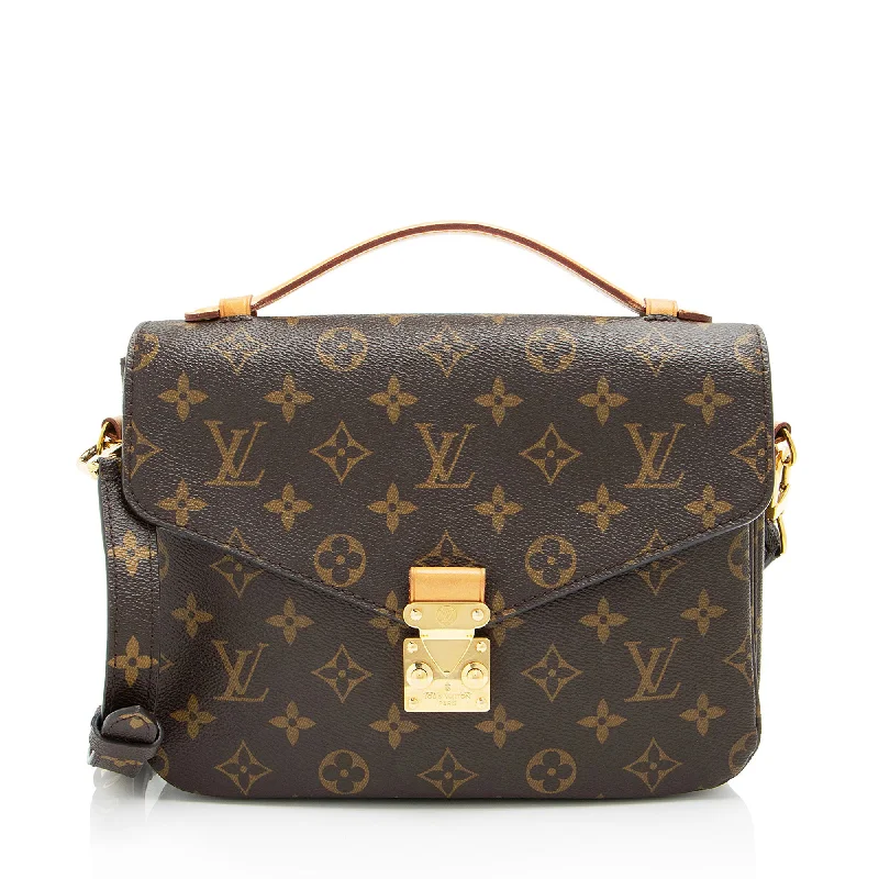 LV Iridescent Bag -Louis Vuitton Monogram Canvas Pochette Metis Shoulder Bag (SHF-HDqs2l)