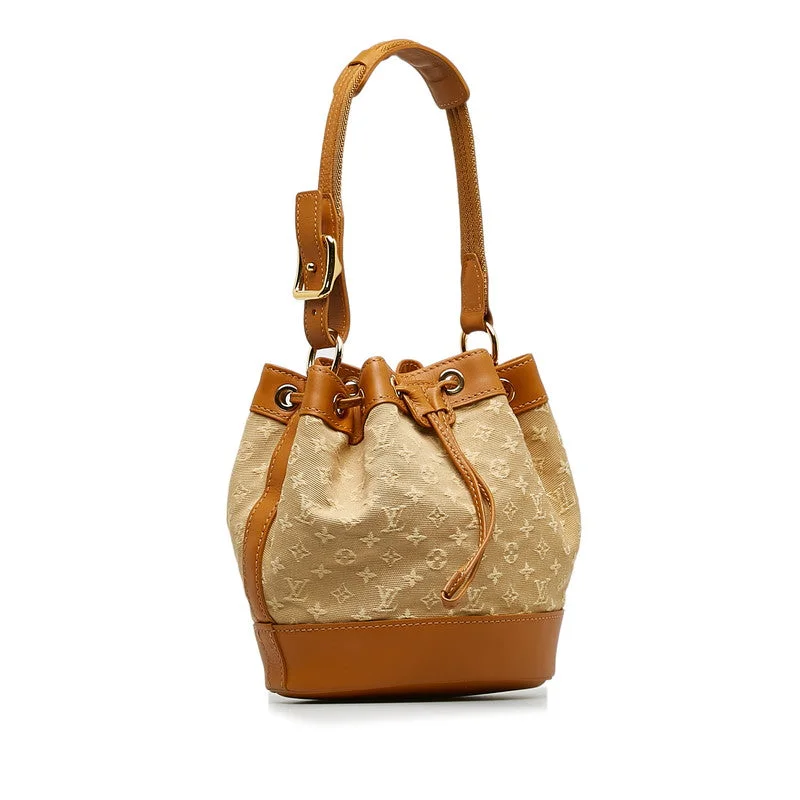 LV Champagne Gold Bag -Louis Vuitton Monogram Mini Noelie Shoulder Bag M92689 Beige Brown Canvas Leather  Louis Vuitton