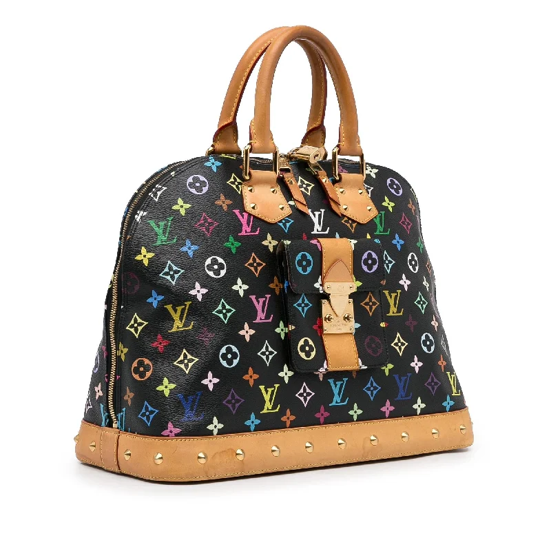 LV Pink Bag -Louis Vuitton Monogram Multicolore Alma GM (SHG-RwfWcD)