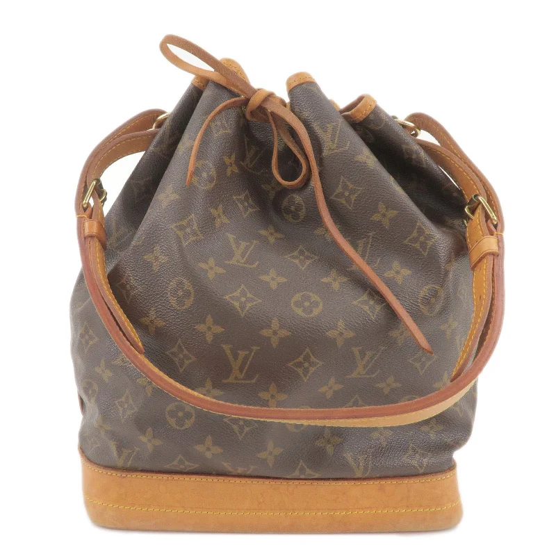 LV Black Bag -Louis Vuitton Monogram Noe Shoulder Bag Hand Bag M42224