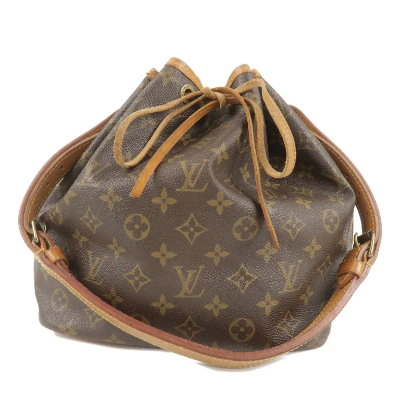 LV Empreinte Leather Bag -Louis Vuitton Monogram Petit Noe Shoulder Bag Brown M42226