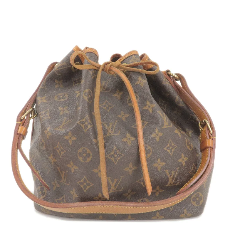 LV Iconic Couture Bag -Louis Vuitton Monogram Petit Noe Shoulder Bag M42226