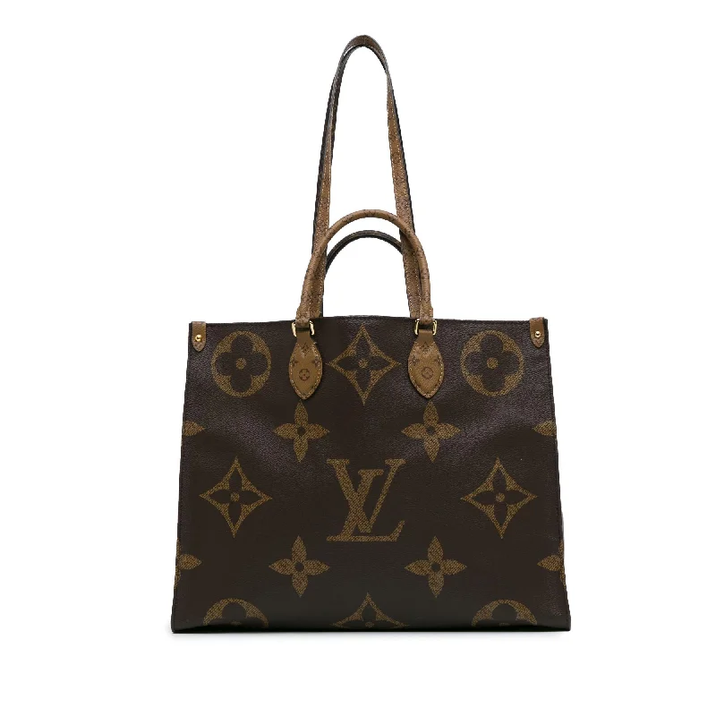 LV Buckle Bag -Louis Vuitton Monogram Reverse Giant OnTheGo GM (SHG-PQ2UZf)