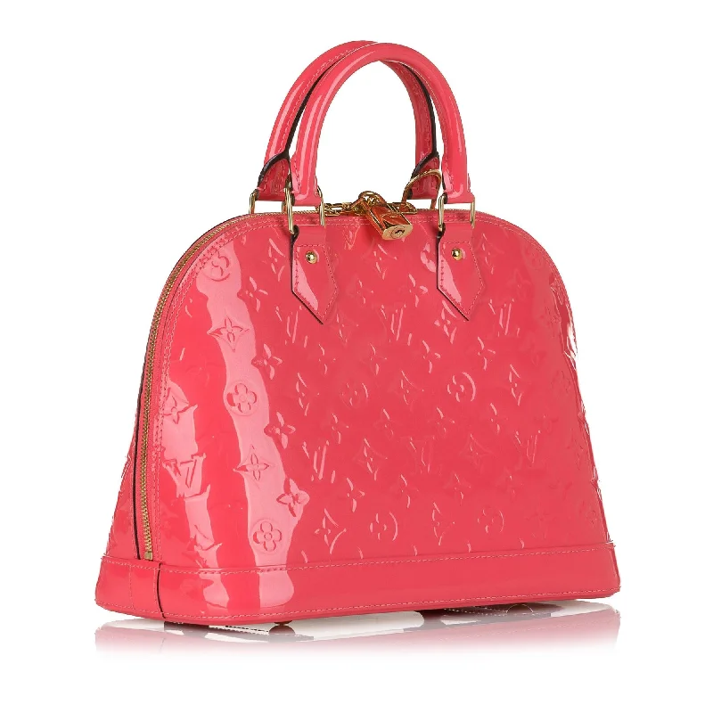 LV Luxury Must-Have -Louis Vuitton Monogram Vernis Alma PM (SHG-34306)