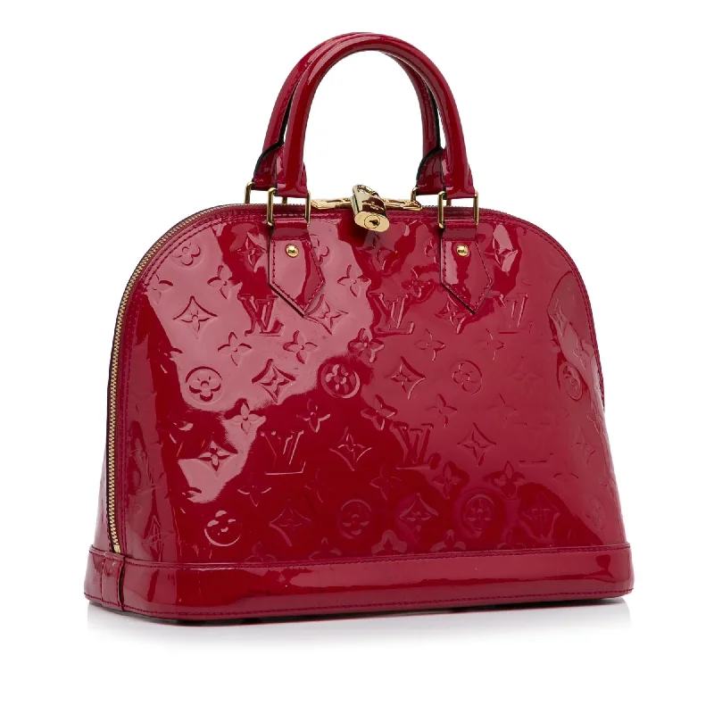 LV High-Fashion Statement Bag -Louis Vuitton Monogram Vernis Alma PM (SHG-5OXuCp)