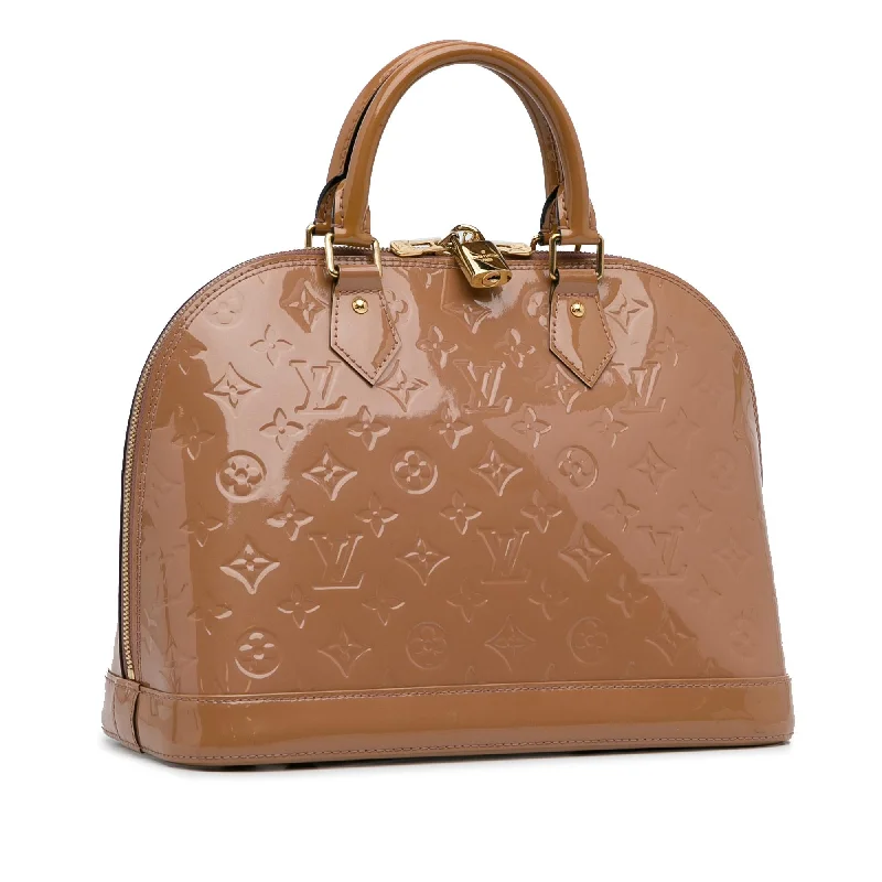 LV Parisian Style Bag -Louis Vuitton Monogram Vernis Alma PM (SHG-jdkAUa)