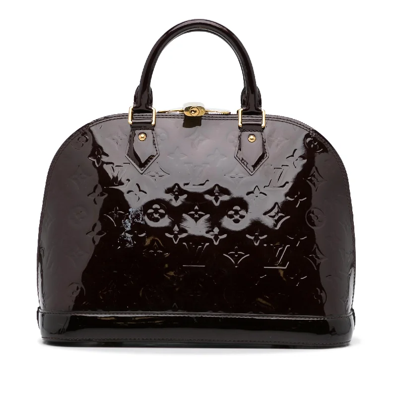 LV Mother’s Day Gift Bag -Louis Vuitton Monogram Vernis Alma PM (SHG-jyXKYF)