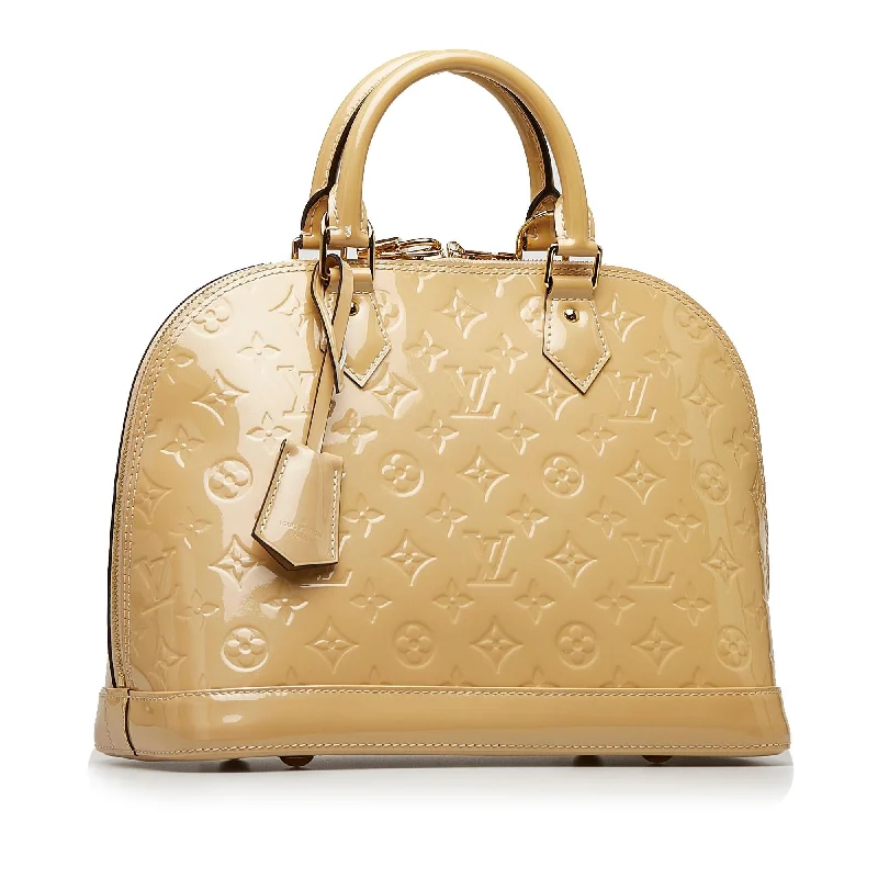 LV White Bag -Louis Vuitton Monogram Vernis Alma PM (SHG-YSzmk9)