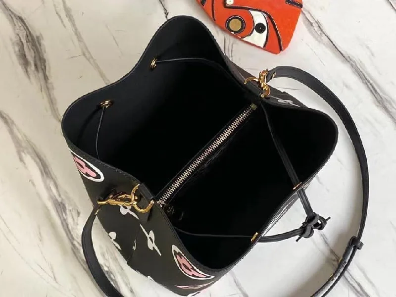 LV Embroidered Bag -Louis Vuitton NeoNoe MM Bag