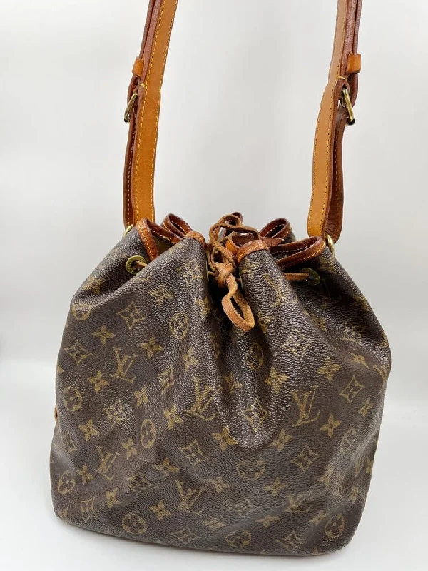 LV Dark Brown Bag -Louis Vuitton Petit Noé Bag