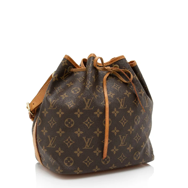 LV Modern Classic Bag -Louis Vuitton Vintage Monogram Canvas Petit Noe Shoulder Bag (SHF-11p5e9)