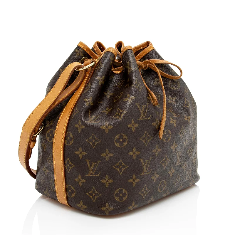 LV Two-Tone Bag -Louis Vuitton Vintage Monogram Canvas Petit Noe Shoulder Bag (SHF-PDoiBU)