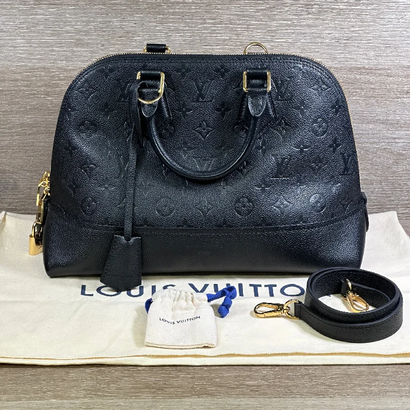 LV Luxe Everyday Bag -Louis Vuitton Monogram Empreinte Neo Alma PM - Black