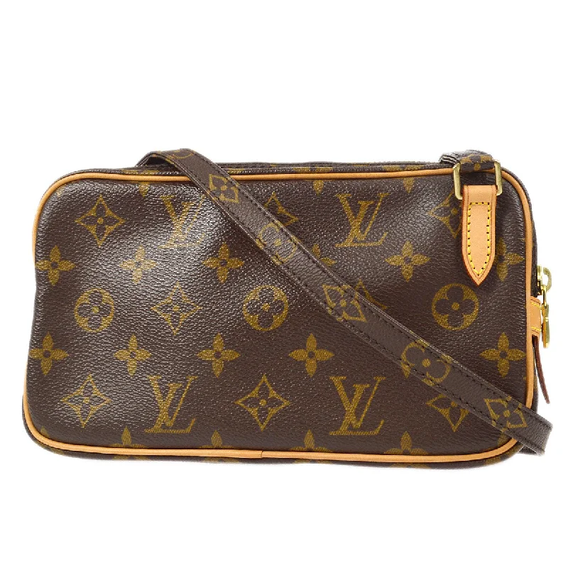 LV Fashion Week Bag -LOUIS VUITTON MARLY BANDOULIERE SHOULDER BAG MONOGRAM M51828