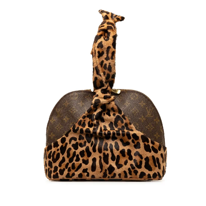 LV Elegant City Bag -Louis Vuitton Azzedine Alaia Monogram Leopard Alma (SHG-6MNxsZ)