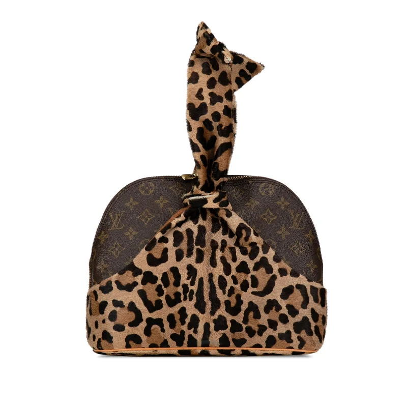 LV Cruise Collection Bag -Louis Vuitton Azzedine Alaia Monogram Leopard Alma (SHG-shEsoa)