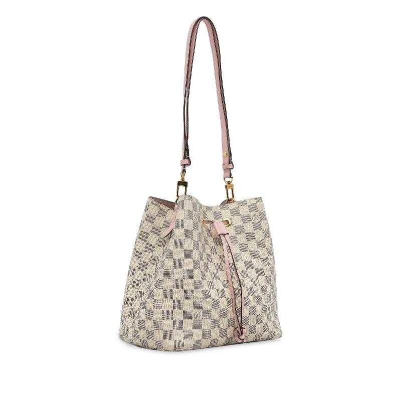 LV Push Lock Bag -Louis Vuitton Damier Azur Neonoe (SHG-B159AS)