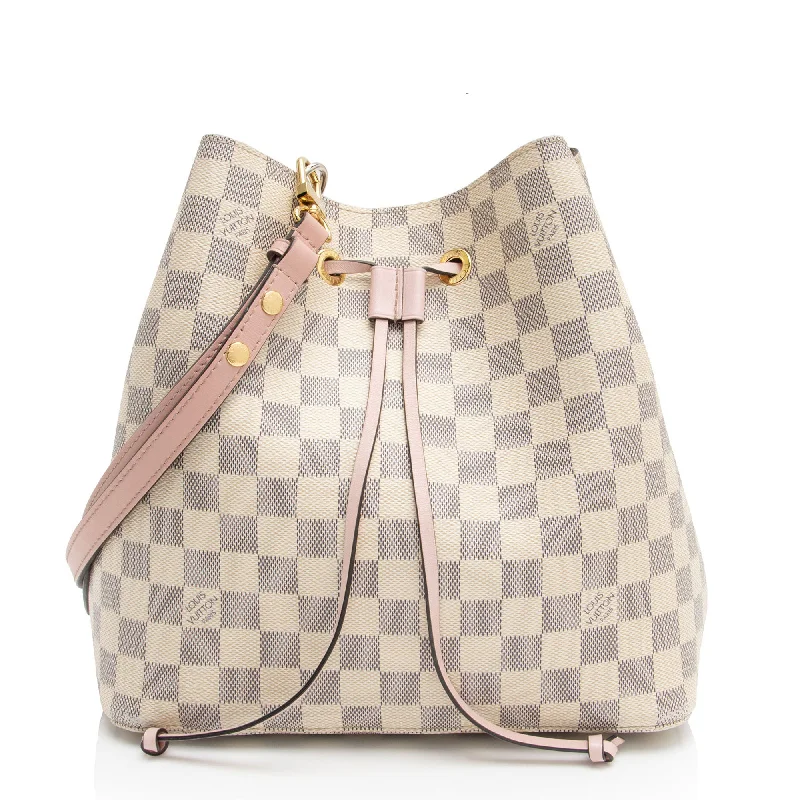 LV Designer Shoulder Bag -Louis Vuitton Damier Azur Neonoe Shoulder Bag (SHF-MBFtvi)