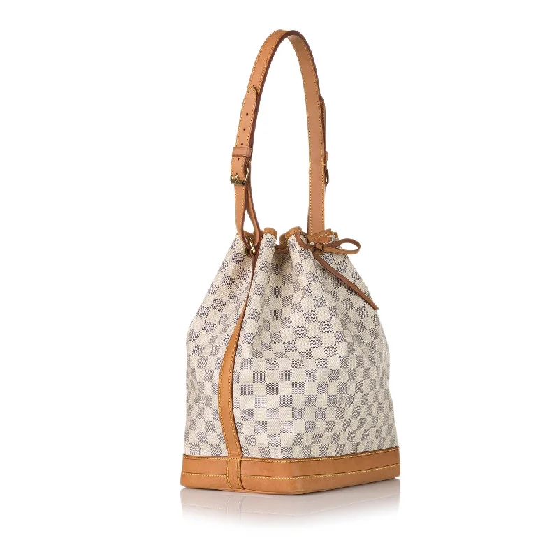 LV High-Fashion Glam Bag -Louis Vuitton Damier Azur Noe (SHG-32685)