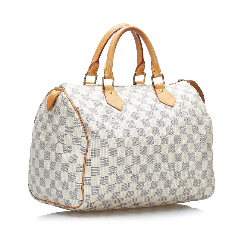 LV Investment Piece Bag -Louis Vuitton Damier Azur Speedy 30 (SHG-TGsZpF)