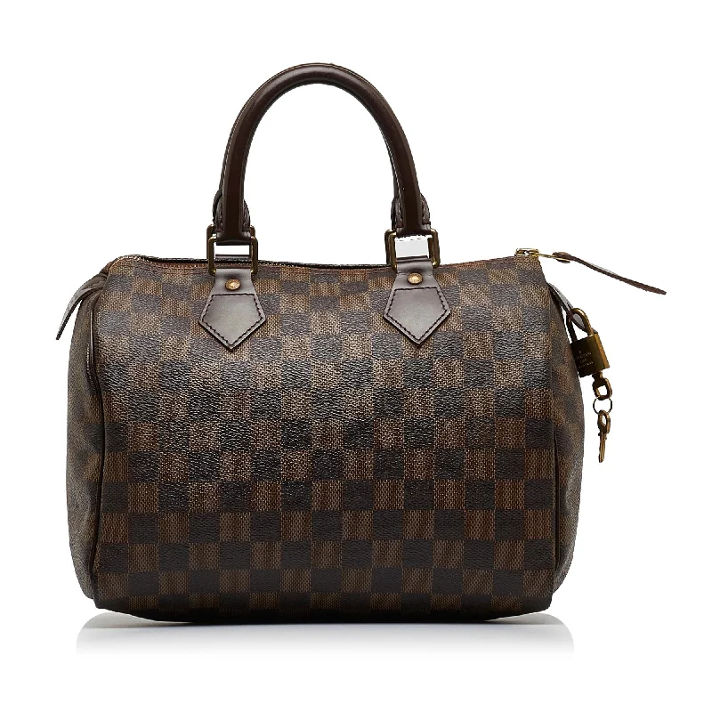 LV Luxe Everyday Bag -Louis Vuitton Damier Ebene Speedy 25 (SHG-aeVAHf)