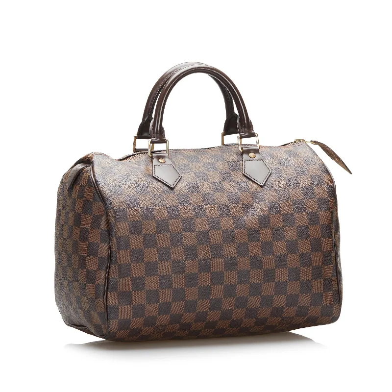 LV Single Flap Bag -Louis Vuitton Damier Ebene Speedy 30 (SHG-SLwVg0)