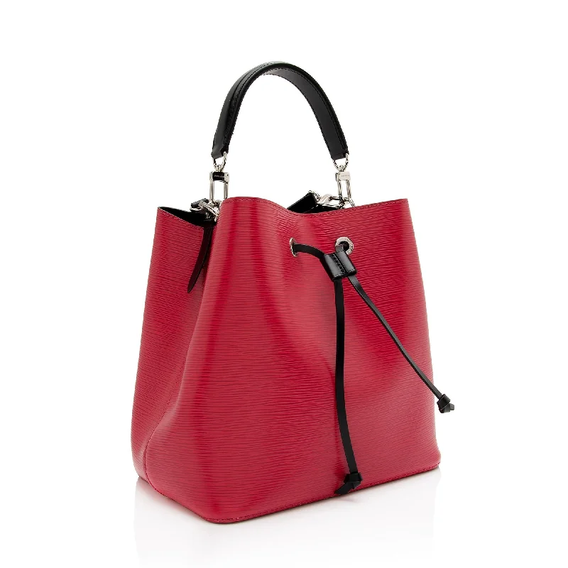 LV Street Style Favorite -Louis Vuitton Epi Leather Neonoe Shoulder Bag (SHF-AMUQh3)