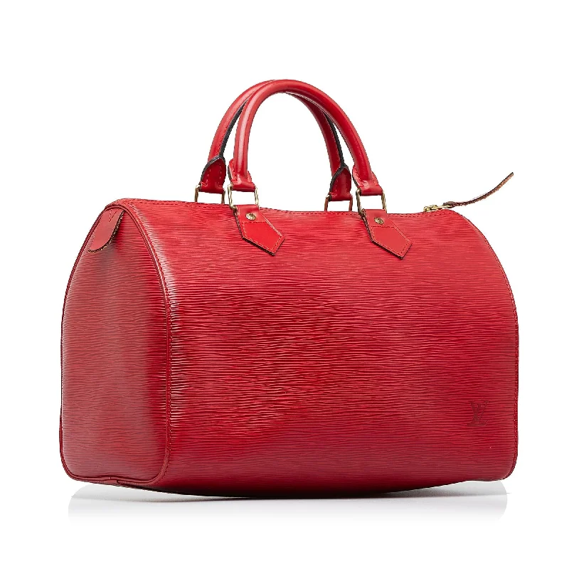 LV Red Bag -Louis Vuitton Epi Speedy 30 (SHG-8mJ8xX)